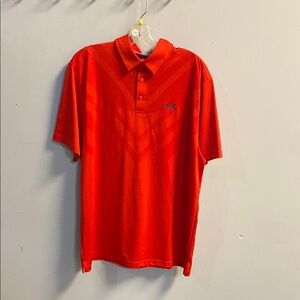 Under Armour Men's Red Polo Shirt
